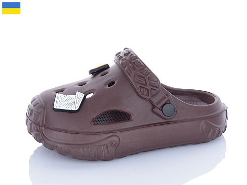 Кроксы Inblu N150 шоколад в магазине Фонтан Обуви