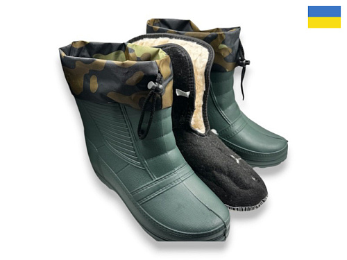 Сапоги Rai Shoes ГП05 зелений в магазине Фонтан Обуви