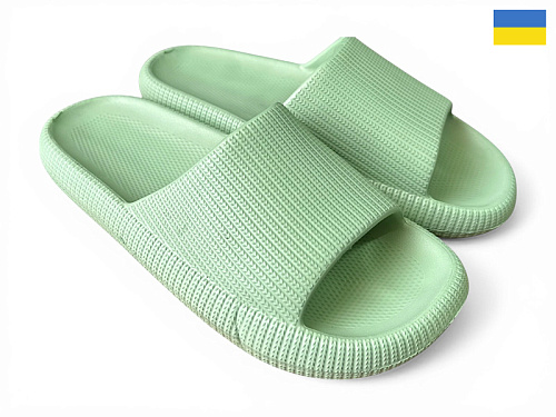 Шлепанцы Rai Shoes 024 оливка в магазине Фонтан Обуви