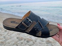 Шлепанцы Demur MKN6835 black в магазине Фонтан Обуви