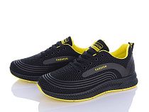 Кроссовки Violeta 197-144 black-yellow в магазине Фонтан Обуви
