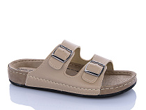 Шлепанцы Sali One 06-14 бежевий в магазине Фонтан Обуви