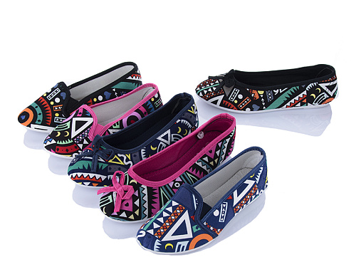 Балетки Sanlin 2-813 mix в магазине Фонтан Обуви