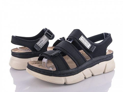 Босоножки Ldw 6706 black в магазине Фонтан Обуви