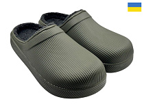Сабо Rai Shoes 620-017 хакі в магазине Фонтан Обуви