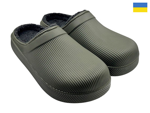 Сабо Rai Shoes 620-017 хакі в магазине Фонтан Обуви