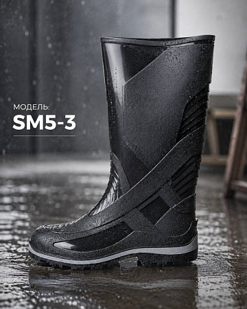 Сапоги Slipers SM5-3 чорний в магазине Фонтан Обуви