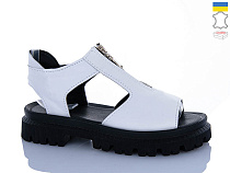 Босоножки Garti 07 білий шк. в магазине Фонтан Обуви