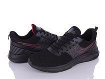 Кроссовки No Brand GL928-1 black батал в магазине Фонтан Обуви