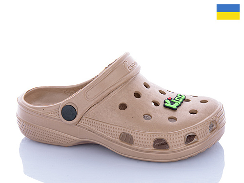 Кроксы Inblu 017 кофе в магазине Фонтан Обуви