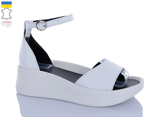 Босоножки Garti 8 білий шк. в магазине Фонтан Обуви