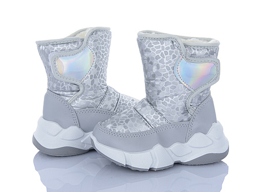 Дутики Clibee D03 silver в магазине Фонтан Обуви