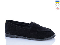 Туфли Garti 10 чорний замш в магазине Фонтан Обуви