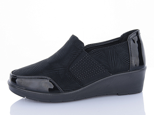 Туфли Minghong 7711 black в магазине Фонтан Обуви