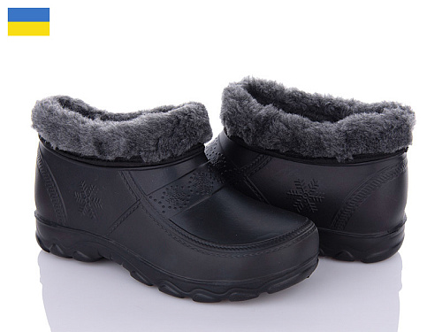 Галоши Malibu GWZ30A чорний-2025 в магазине Фонтан Обуви