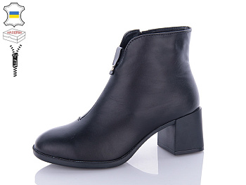 Ботинки Qq Shoes 641-1 чорний в магазине Фонтан Обуви