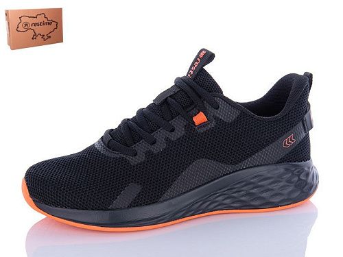 Кроссовки Restime EWL24099 black-orange в магазине Фонтан Обуви