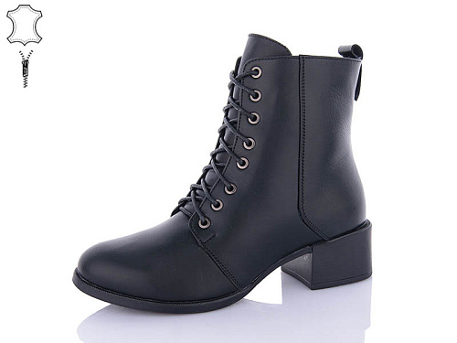 Ботинки Qq Shoes 208 black в магазине Фонтан Обуви