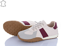 Кроссовки Clibee DB3501-1 beige-wine в магазине Фонтан Обуви