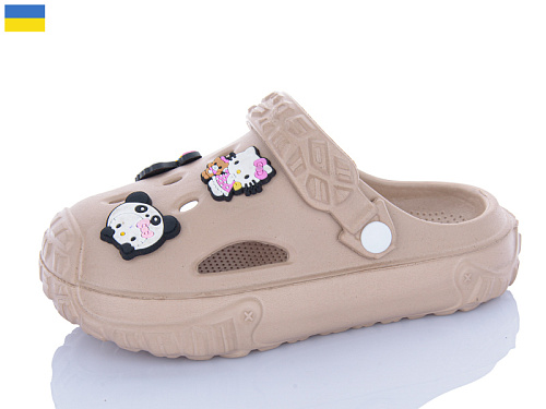 Кроксы Inblu 150 бежевий в магазине Фонтан Обуви