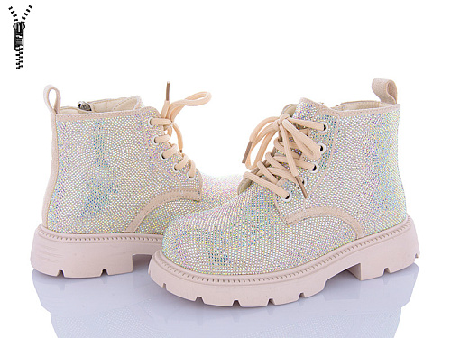 Ботинки Clibee A8883 beige фліс в магазине Фонтан Обуви