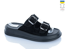 Шлепанцы Sali 91 чорний з чор-п. в магазине Фонтан Обуви