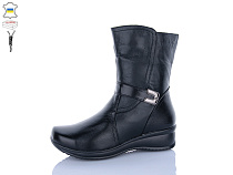 Ботинки Aba 729 чорний в магазине Фонтан Обуви