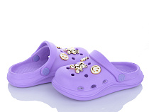 Кроксы Soylu KK025 бузковий в магазине Фонтан Обуви