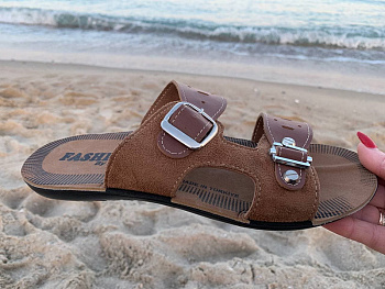 Шлепанцы Gurkem MFashion 2 PR camel в магазине Фонтан Обуви