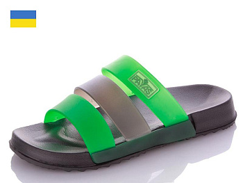 Шлепанцы Payas Payas М силик зел-сер в магазине Фонтан Обуви