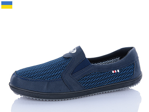 Слипоны M&L Alex14 AT11 синій в магазине Фонтан Обуви