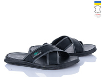 Шлепанцы Alex Bens Лак чорний в магазине Фонтан Обуви