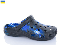 Кроксы Inblu SV018 папуга-син-чорний в магазине Фонтан Обуви
