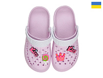 Кроксы Rai Shoes 009 рожевий в магазине Фонтан Обуви