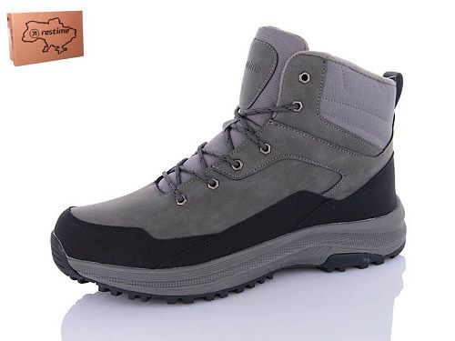 Кроссовки Restime TGZ24290 d.grey батал в магазине Фонтан Обуви