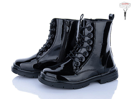 Ботинки Clibee-Shosho 55-268L black в магазине Фонтан Обуви