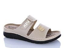 Шлепанцы Sali One 203-40 бежевий в магазине Фонтан Обуви