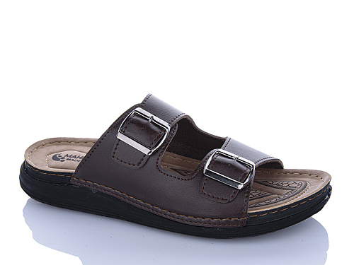 Шлепанцы Oskar 01-42 коричневий в магазине Фонтан Обуви