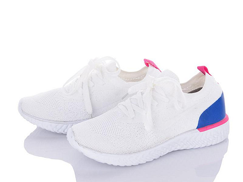 Кроссовки Violeta 109-1 white-d.blue в магазине Фонтан Обуви