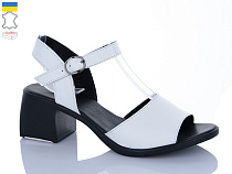 Босоножки Sali 162 білйи чор-п. в магазине Фонтан Обуви