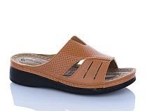 Шлепанцы Sali One 209-71 коричневий в магазине Фонтан Обуви
