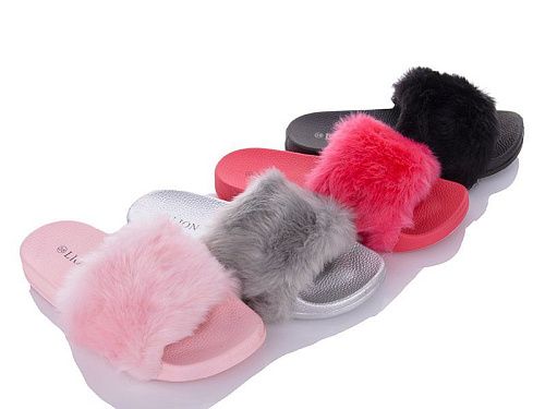 Шлепанцы Lion FY85A mix в магазине Фонтан Обуви