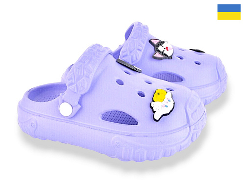 Кроксы Rai Shoes 3001 бузковий в магазине Фонтан Обуви