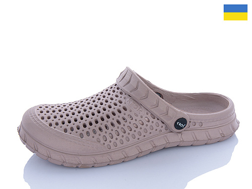 Кроксы Inblu C62 бежевий в магазине Фонтан Обуви