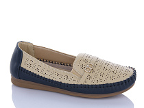 Туфли Leguzaza 916 beige-blue в магазине Фонтан Обуви