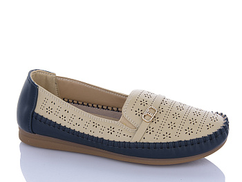 Туфли Leguzaza 916 beige-blue в магазине Фонтан Обуви