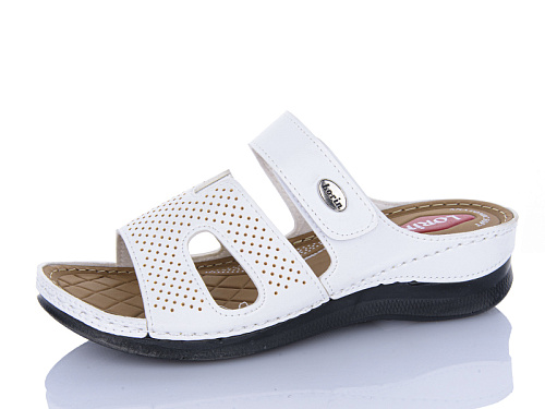 Шлепанцы Sali One 013-77 білий в магазине Фонтан Обуви