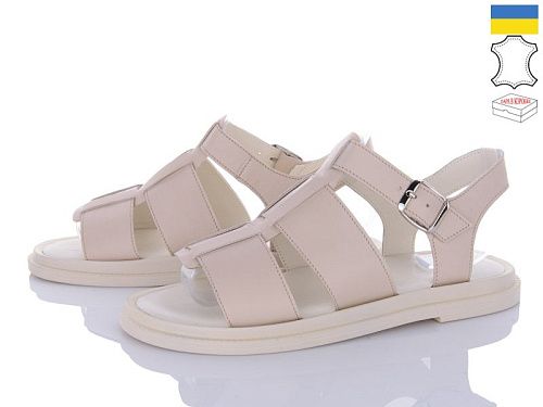 Босоножки Royal Shoes 24L7 бежевий в магазине Фонтан Обуви