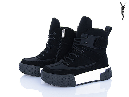 Ботинки Calorie FW2510 black в магазине Фонтан Обуви