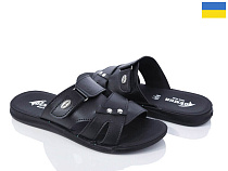 Шлепанцы Gurkem MK2026-043 чорний в магазине Фонтан Обуви